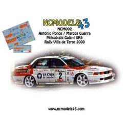 Toñi Ponce - Mitsubishi Galant VR4 - Rally de Teror 2000