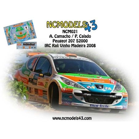 Alex Camacho - Peugeot 207 S2000 - Rali Vinho da Madeira 2008