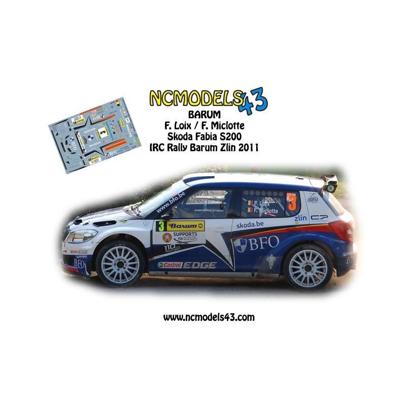 Freddy Loix - Skoda Fabia S2000 - Rally Barum 2011