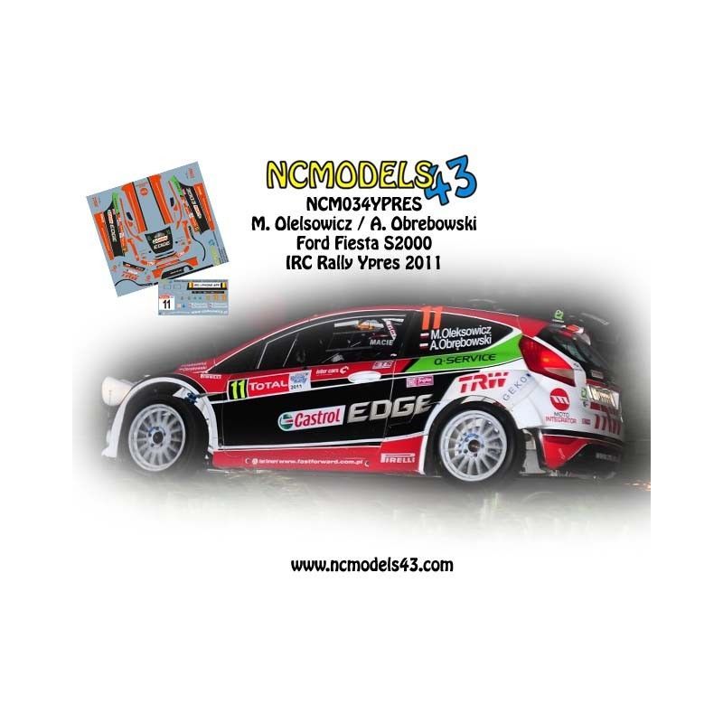 Maciej Oleksowicz - Ford Fiesta S2000 - Rally Ypres 2011