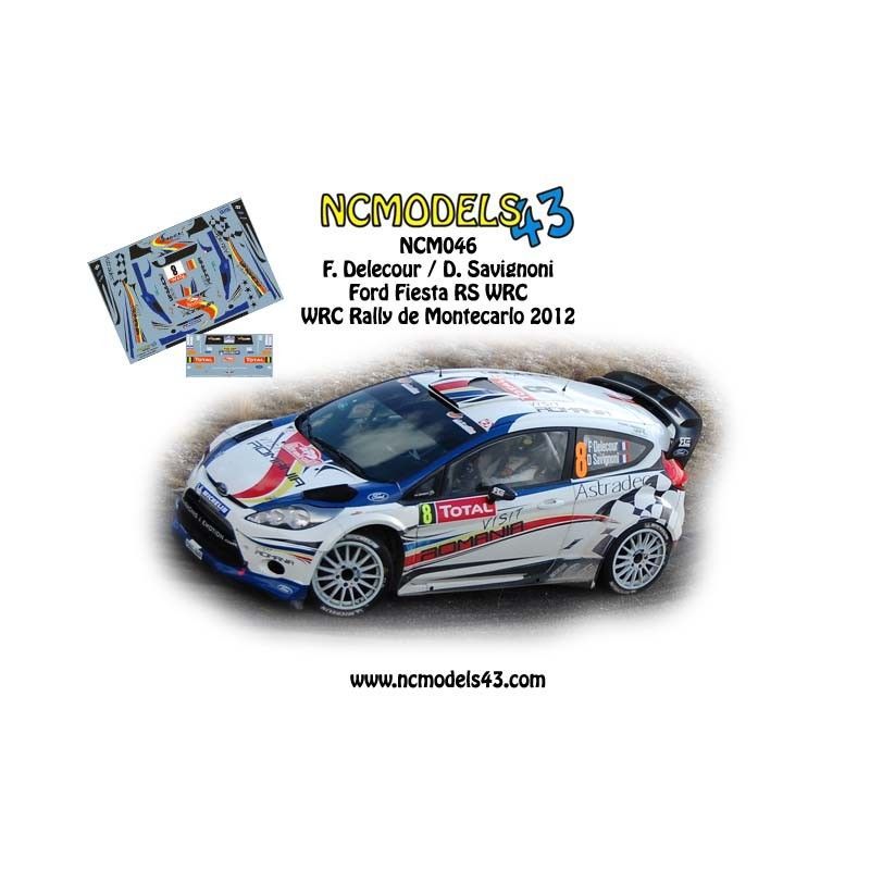 François Delecour - Ford Fiesta WRC - Rally Montecarlo 2012