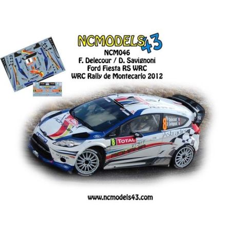 François Delecour - Ford Fiesta WRC - Rally Montecarlo 2012