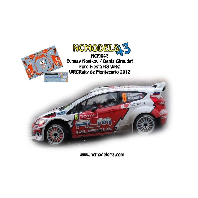 Evgeniy Novikov - Ford Fiesta WRC - Rally Montecarlo 2012