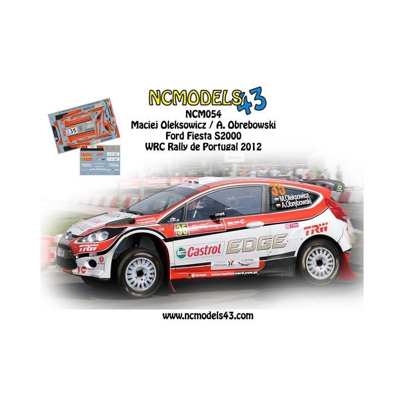 Maciej Oleksowicz - Ford Fiesta S2000 - Rally de Portugal 2012