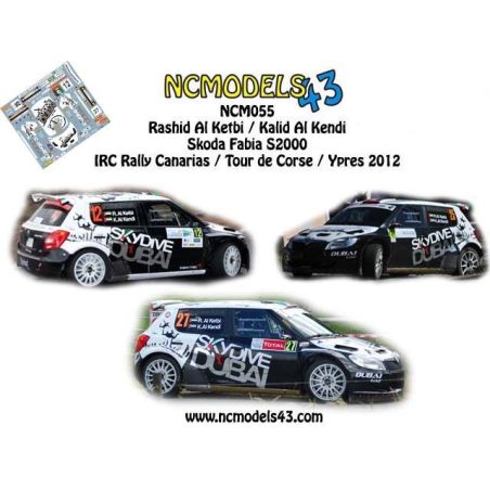 Rashid Al Ketbi - Skoda Fabia S2000 - Rally Canarias, Corsega, Ypres 2012