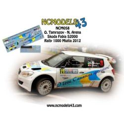 Oleksii Tamrazov - Skoda Fabia S2000 - Rally 1000 Miglia 2012