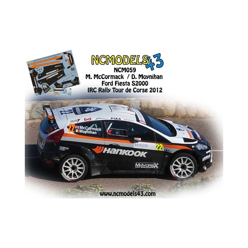 Marty McCormack - Ford Fiesta S2000 - Rally Tour de Corse 2012