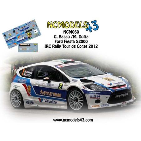 Giandomenico Basso - Ford Fiesta RRC - Rally Tour de Corse 2012
