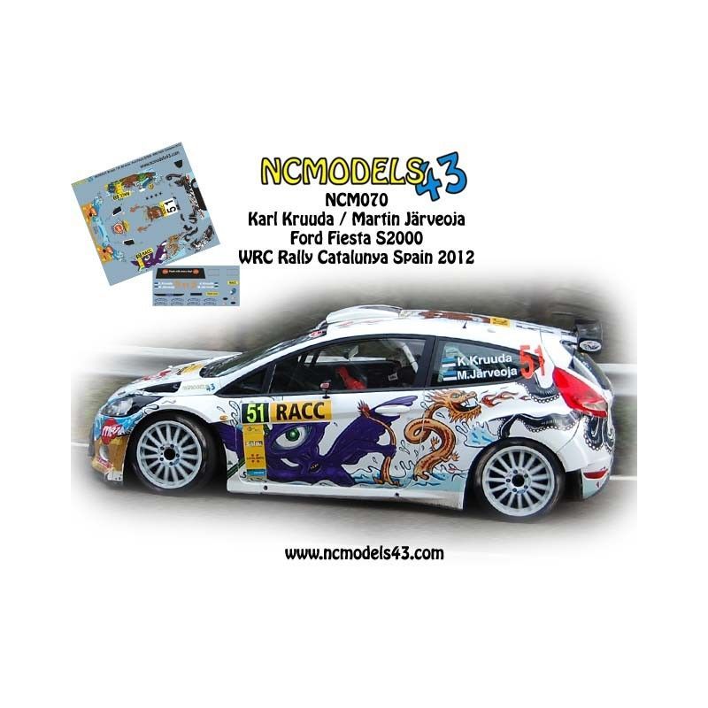 Karl Kruuda - Ford Fiesta S2000 - Rally Spain Catalunya 2012