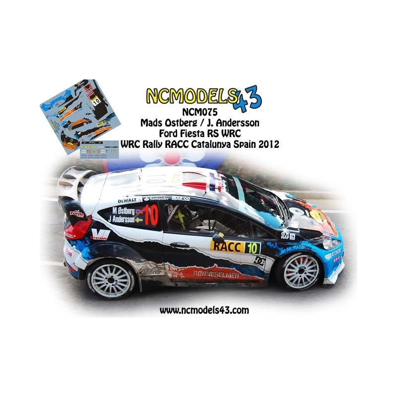 Mads Ostberg - Ford Fiesta RS WRC - Rally Spain Catalunya 2012