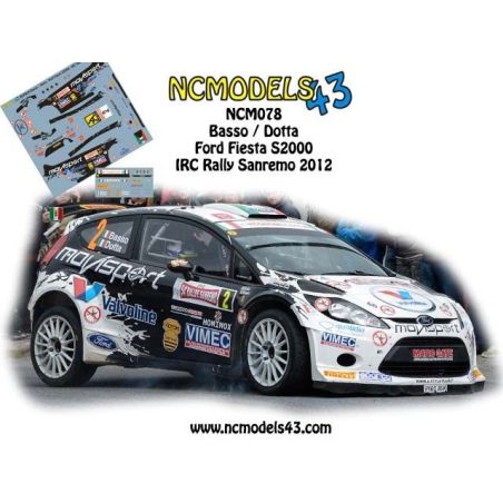 Giandomenico Basso - Ford Fiesta RRC - Rally Sanremo 2012