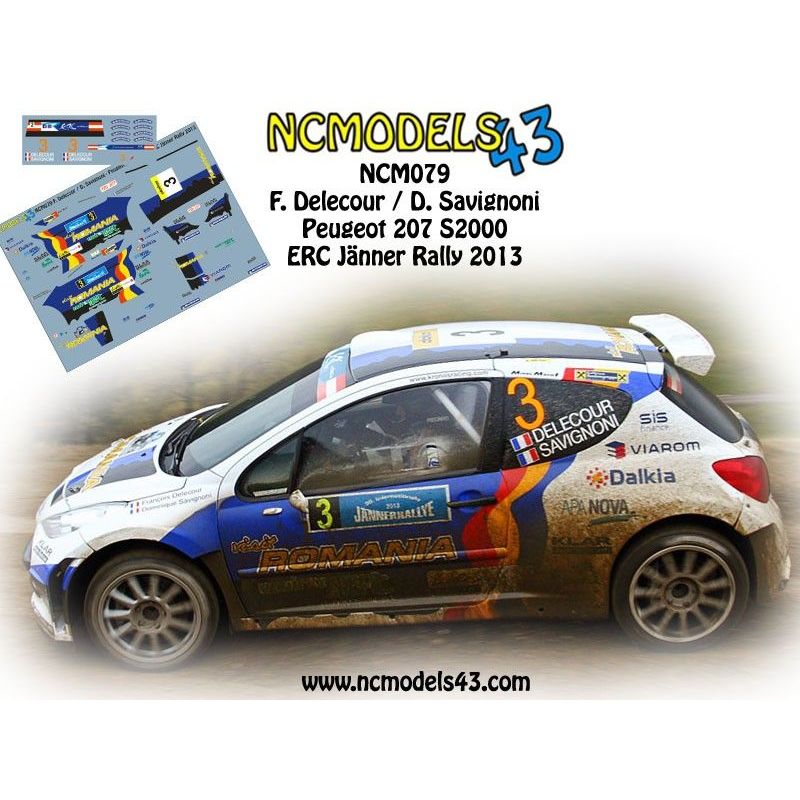 François Delecour - Peugeot 207 S2000 - Rally Janner 2013