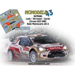 Loeb - Sordo - Hirvonen - Citroen DS3 WRC - Rally Montecarlo 2013