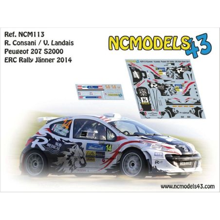 Robert Consani - Peugeot 207 S2000 - Rally Janner 2014