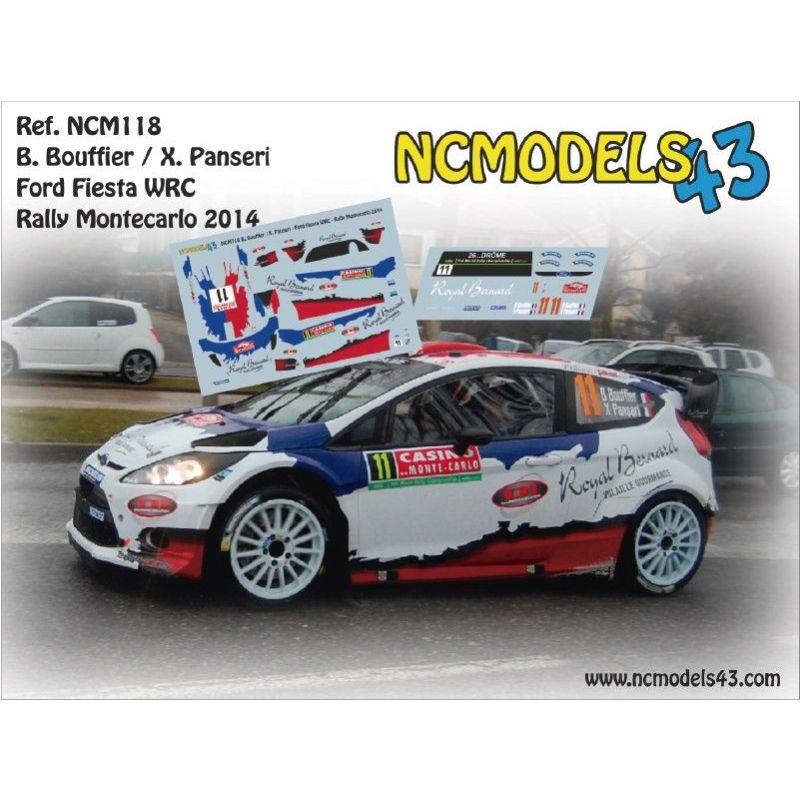 Bryan Bouffier - Ford Fiesta RS WRC - Rally Montecarlo 2014