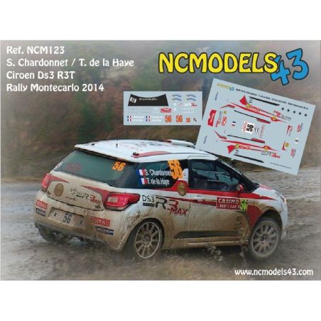 Sébastien Chardonnet - Citroen DS3 R3T Max - Rally Montecarlo 2014