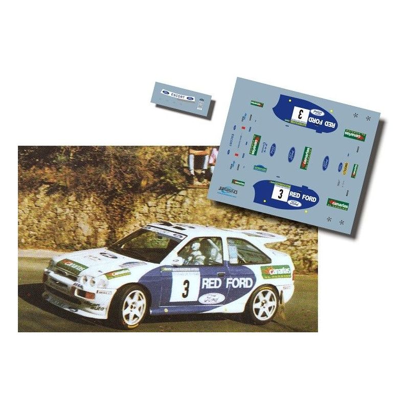 Luis Monzón - Ford Escort Cosworth - Rally Príncipe de Asturias 1996