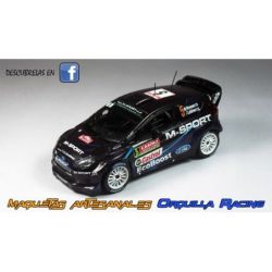 Mikko Hirvonen - Ford Fiesta WRC - Rally Montecarlo 2014