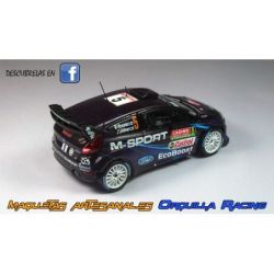 Mikko Hirvonen - Ford Fiesta WRC - Rally Montecarlo 2014