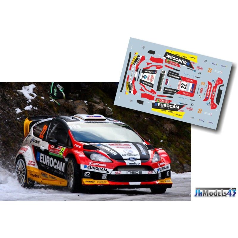 Jaroslav Melicharek - Ford Fiesta RS WRC - Rally Montecarlo 2014