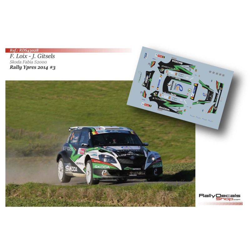 Freddy Loix - Skoda Fabia S2000 - Rally Ypres 2014