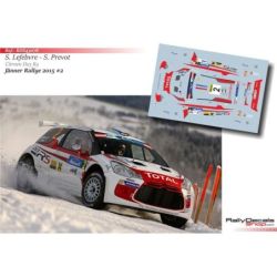 Stephane Lefebvre - Citroen DS3 R5 - Rally Jänner 2015
