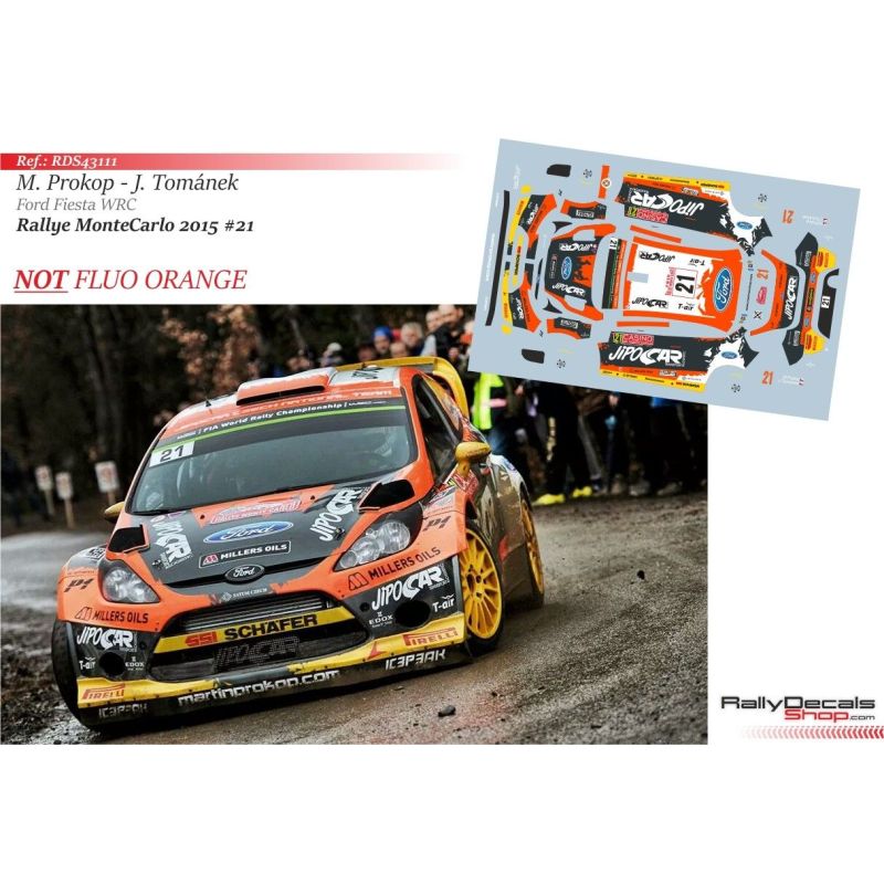 Martin Prokop - Ford Fiesta WRC - Rally Montecarlo 2015