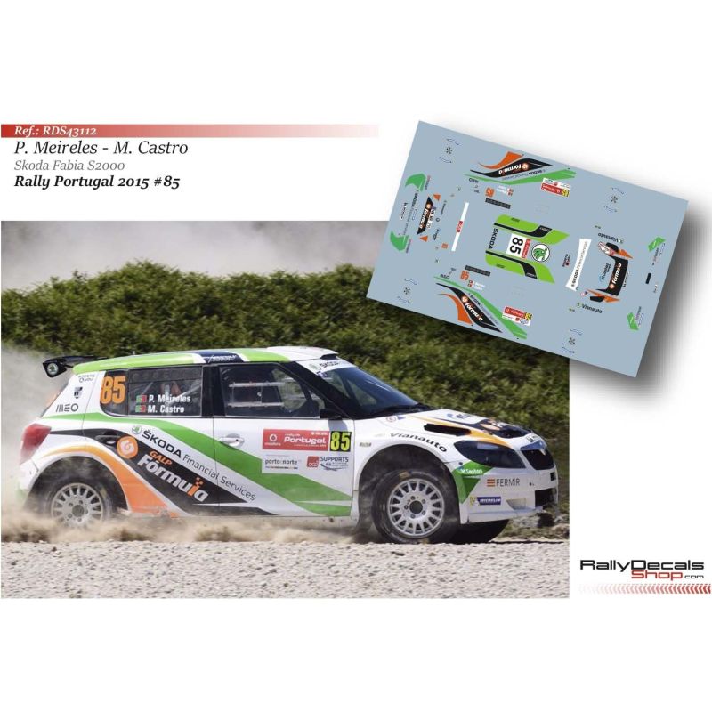 Pedro Meireles - Skoda Fabia S2000 - Rally Portugal 2015