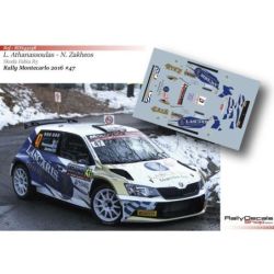 Lambros Athanassoulas - Skoda Fabia R5 - Rally Montecarlo 2016