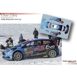 Elfyn Evans - Ford Fiesta R5 EVO - Rally Montecarlo 2016