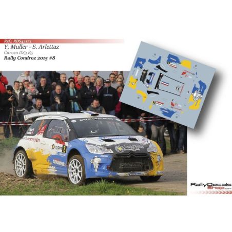 Yvan Muller - Citroen DS3 R5 - Rally Condroz 2015