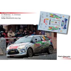Daniel Mckenna - Citroen DS3 R3T - Rally Montecarlo 2015