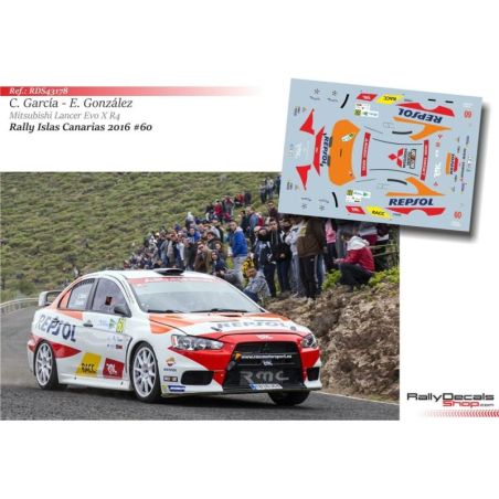 Cristian García - Mitsubishi Lancer EVO X - Rally Islas Canarias 2016