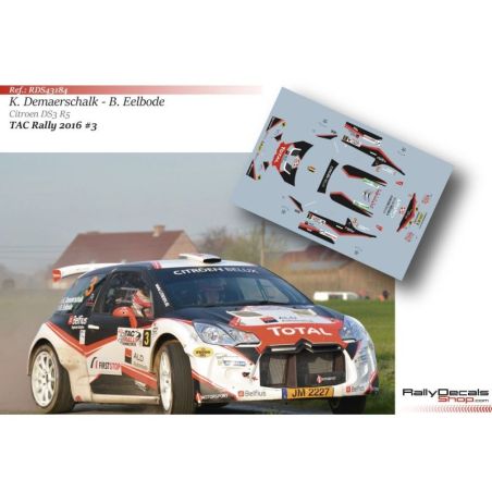 Kevin Demaerschalk - Citroen DS3 R5 - TAC Rally 2016