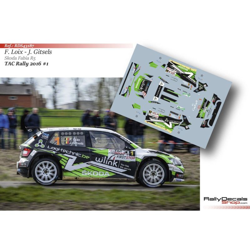 Freddy Loix - Skoda Fabia R5 - TAC Rally 2016