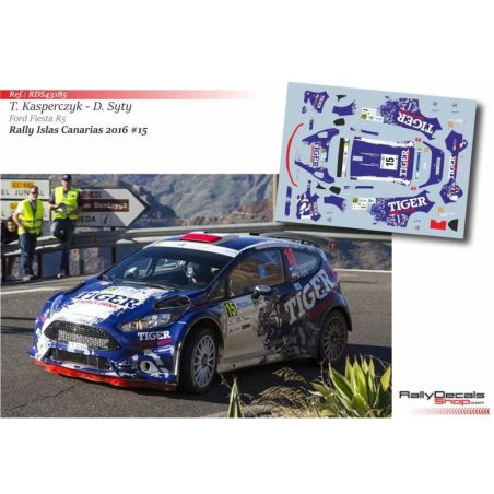Tomasz Kasperczyk - Ford Fiesta R5 - Rally Islas Canarias 2016