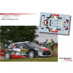 Stephane Lefebvre - Citroen DS3 WRC - Rally Alemania 2016