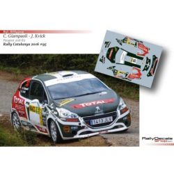 Christine Giampaoli - Peugeot 208 R2 - Rally Catalunya 2016