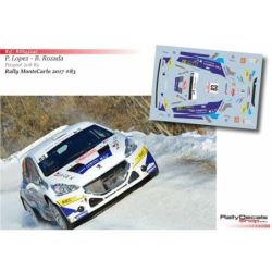 Pepe Lopez - Peugeot 208 R5 - Rally Montecarlo 2017