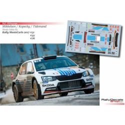 Skoda Motorsport - Skoda Fabia R5 - Rally Montecarlo 2017