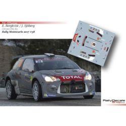 Emil Bergkvist - Citroen DS3 R5 - Rally Montecarlo 2017