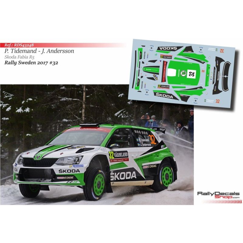 Pontus Tidemand - Skoda Fabia R5 - Rally Sweden 2017