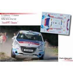 Stephane Lefebvre - Peugeot 208 R2 - Rally Ypres 2014