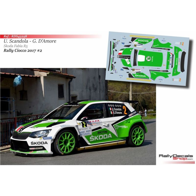 Umberto Scandola - Skoda Fabia R5 - Rally Ciocco 2017