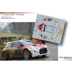 Kevin Demaerschalk - Citroen DS3 R5 - Rally Spa 2017