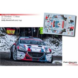 Quentin Giordano - Peugeot 208 R5 - Rally Montecarlo 2017