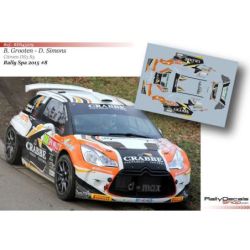 Bertrand Grooten - Citroen DS3 R5 - Rally Spa 2015