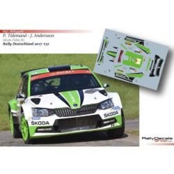 Pontus Tidemand - Skoda Fabia R5 - Rally Deutschland 2017