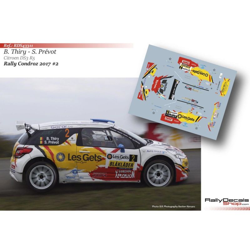 Bruno Thiry - Citroen DS3 R5 - Rally Condroz 2017
