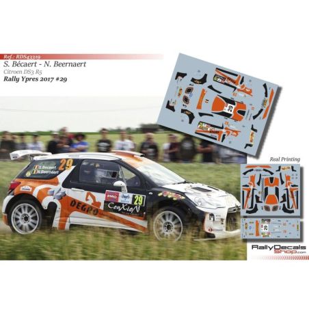 Steve Bécaert - Citroen DS3 R5 - Rally Ypres 2017